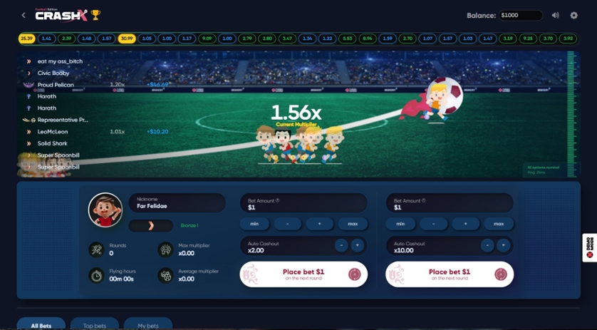 Introducing Crash X Football Edition