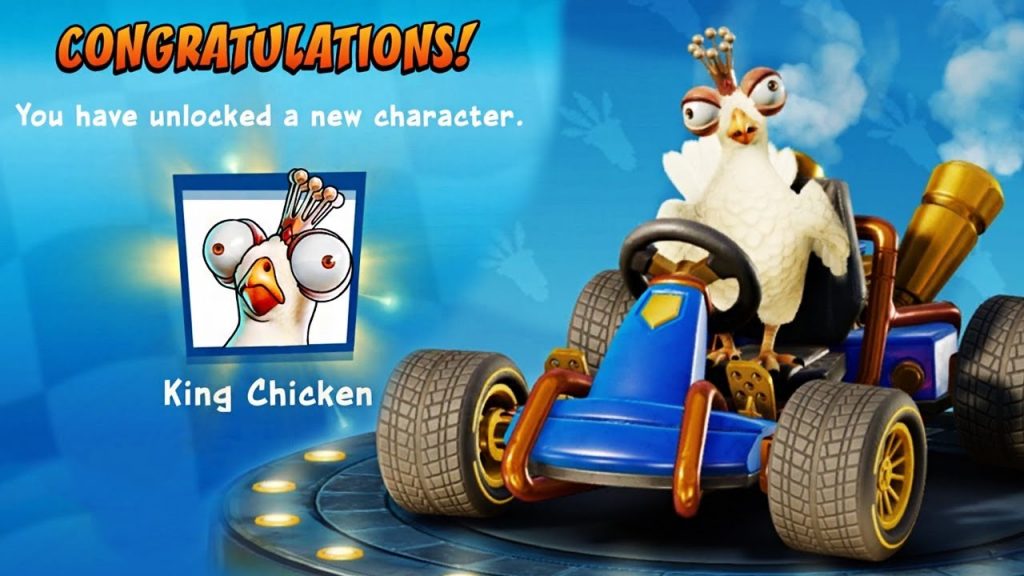 Chicken Crash features colorful and vibrant graphics