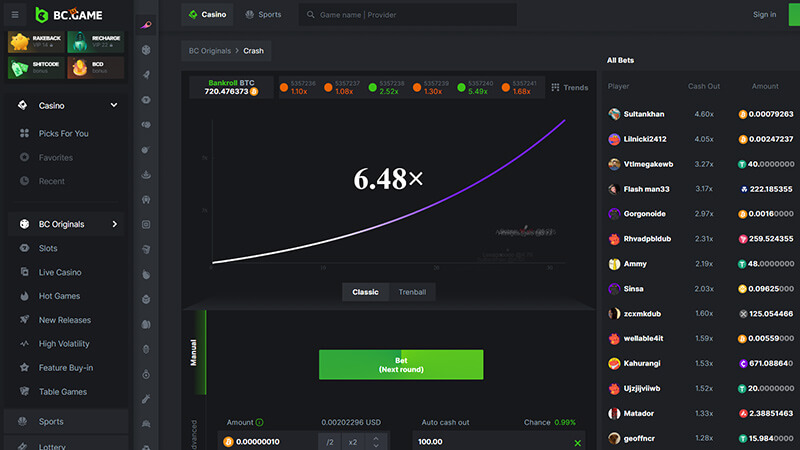 BC.Game Casino Sportsbook